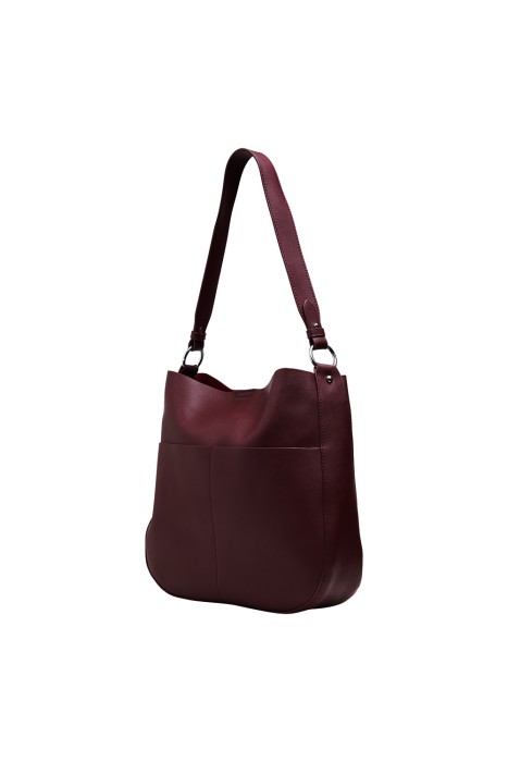 сумка из натуральной кожи из россии вид сбоку