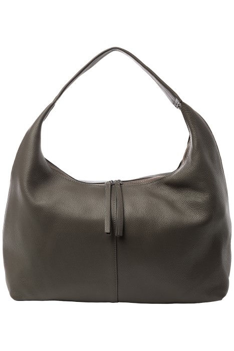 сумка из натуральной кожи от бренда снежная королева вид слева