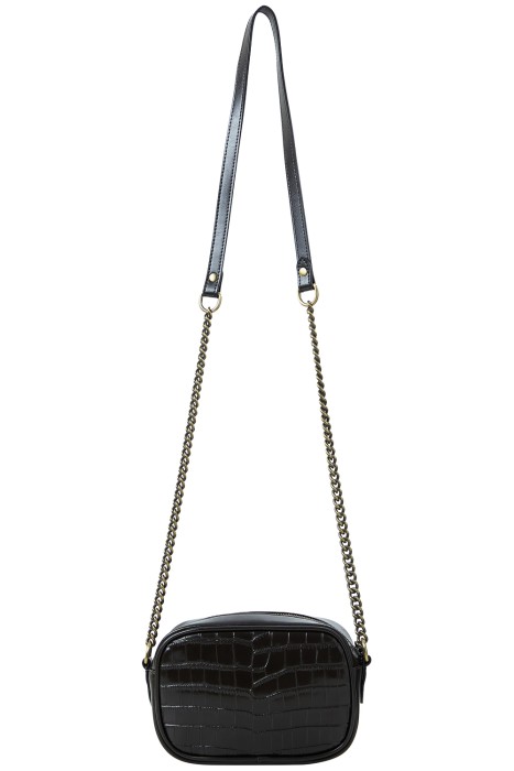 сумка из натуральной кожи от бренда снежная королева вид слева