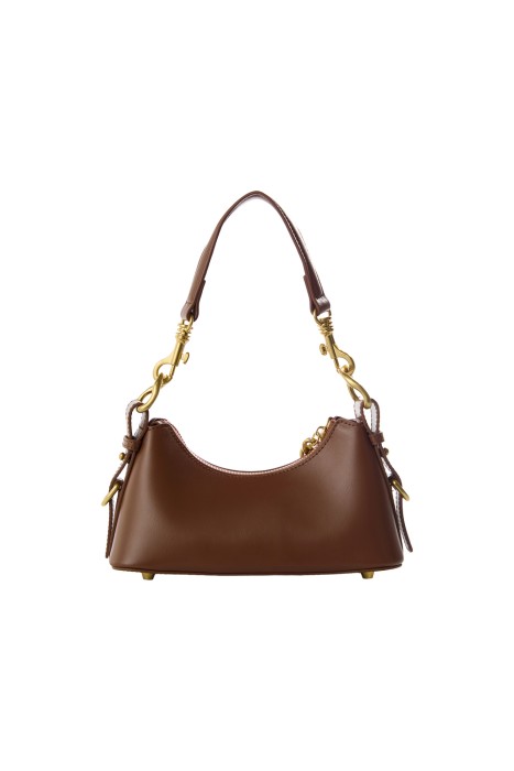 сумка из натуральной кожи от бренда снежная королева вид слева