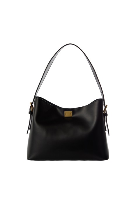 сумка из натуральной кожи от бренда снежная королева вид слева