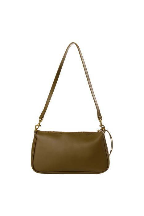 сумка из натуральной кожи от бренда снежная королева вид слева