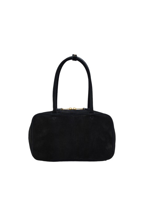 сумка из натуральной замши от бренда снежная королева вид слева