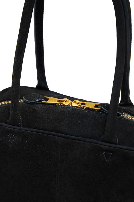 сумка из натуральной замши из россии вид сбоку