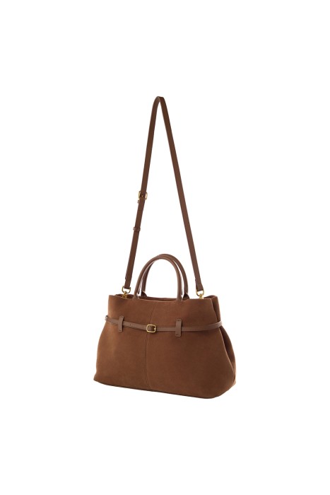 сумка из натуральной замши из россии вид сбоку