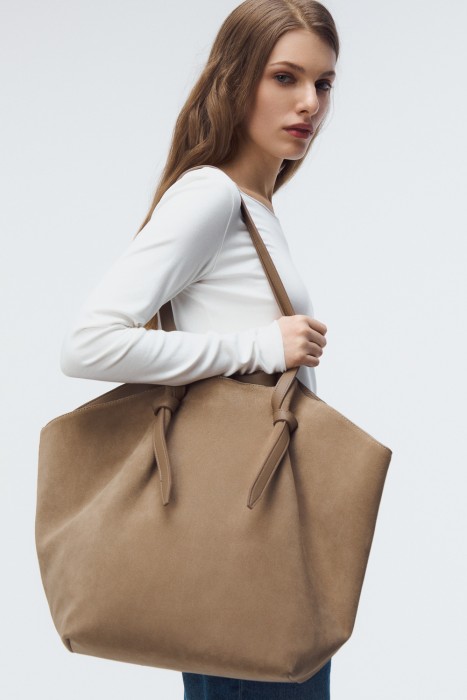 сумка из натуральной замши 813148003 фотография