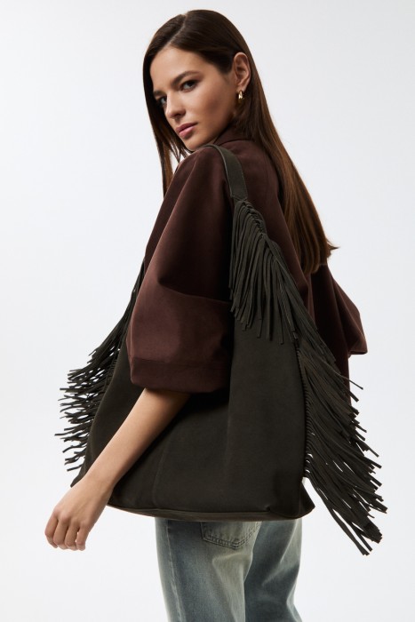 сумка из натуральной замши 813685003 фотография