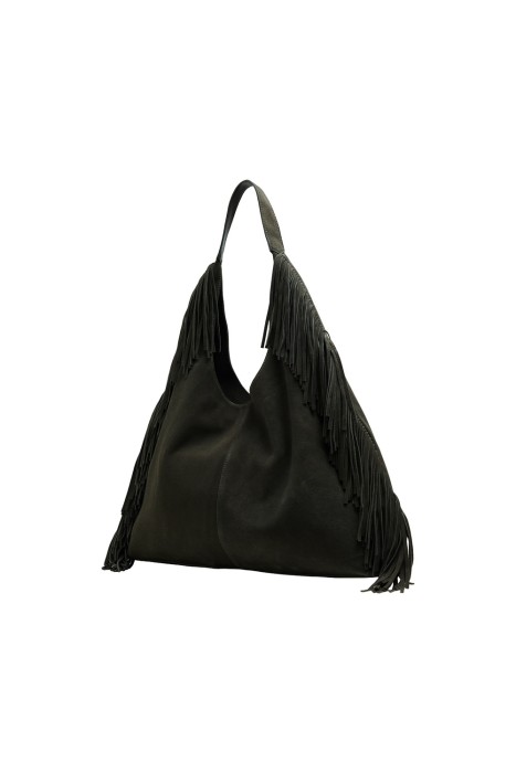 сумка из натуральной замши из россии вид сбоку