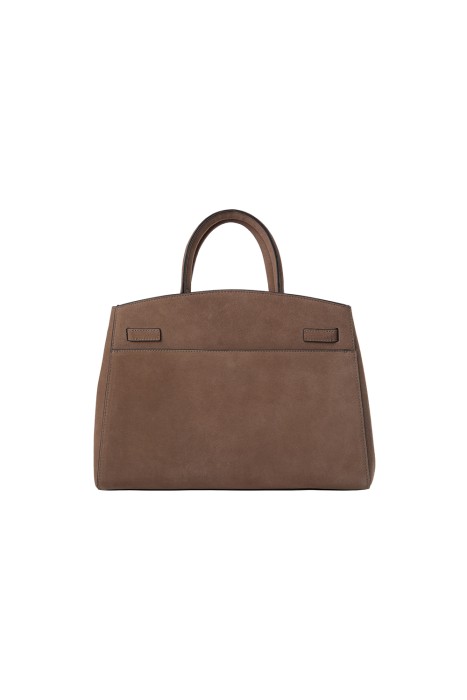 сумка из натуральной замши от бренда снежная королева вид слева