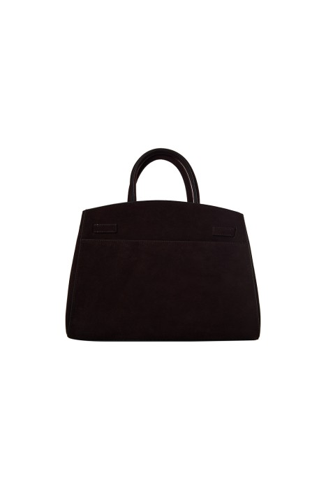 сумка из натуральной замши от бренда снежная королева вид слева