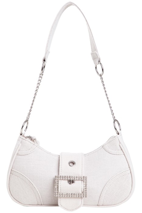 сумка из текстиля от бренда снежная королева вид слева