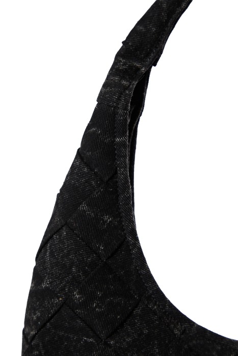 сумка из текстиля от бренда снежная королева вид слева