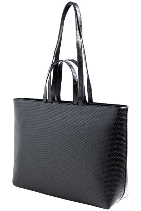 сумка шоппер из искусственной кожи из россии вид сбоку