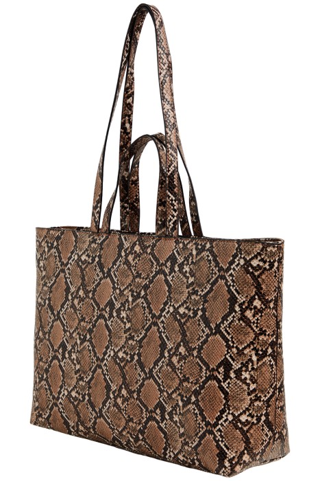 сумка шоппер из искусственной кожи из россии вид сбоку