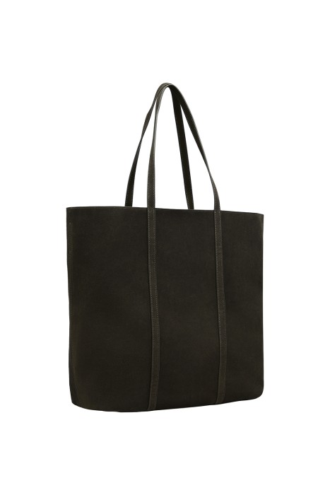 сумка шоппер из натуральной замши из россии вид сбоку