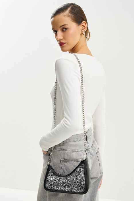 сумка со стразами по цене 1860 руб вид справа