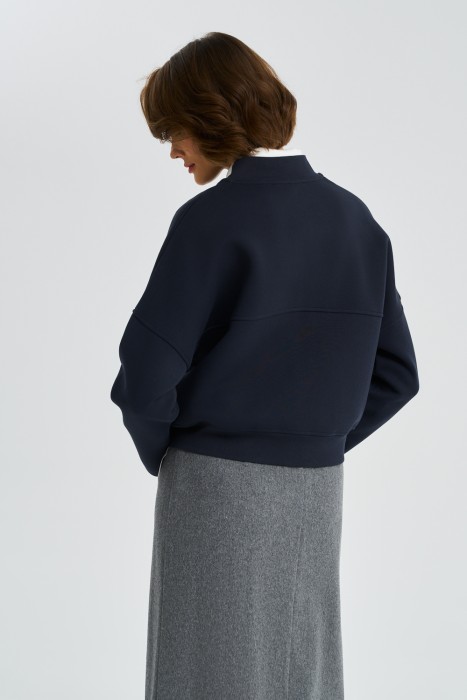 толстовка на молнии по цене 1390 руб вид справа