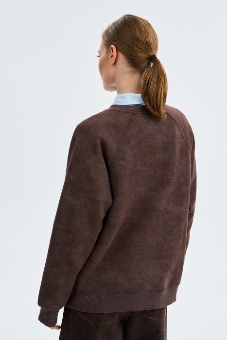 толстовка с надписью по цене 2270 руб вид справа