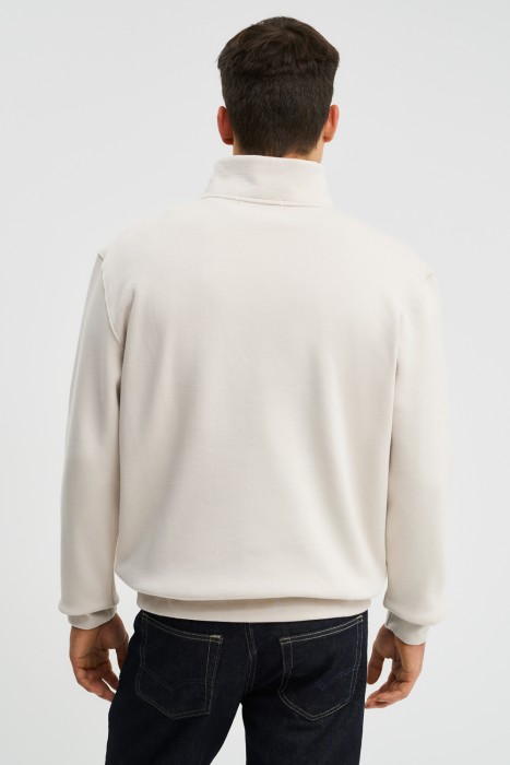 толстовка с воротником на молнии по цене 1620 руб вид справа