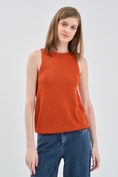 топ-майка от бренда снежная королева вид слева