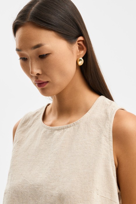 топ с бахромой от бренда снежная королева вид слева