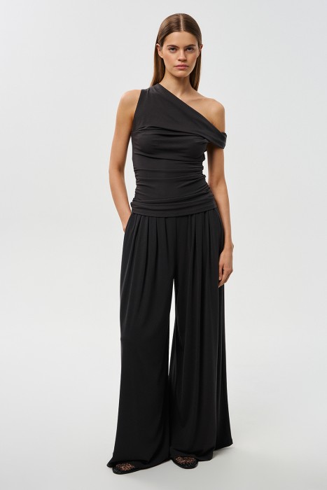 топ с драпировкой из россии вид сбоку