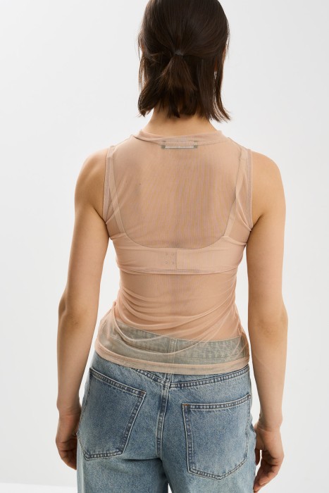 топ с отделкой стразами по цене 960 руб вид справа