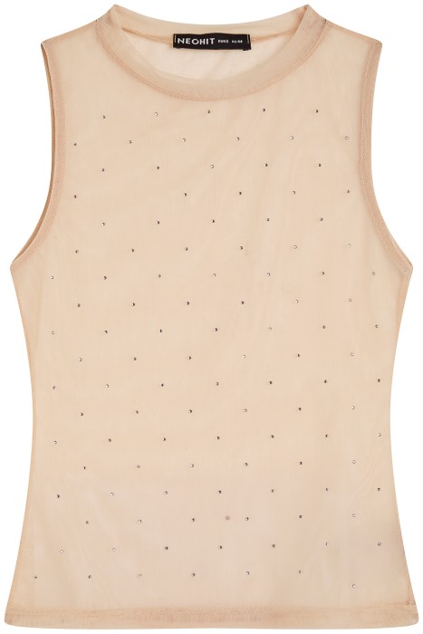 топ с отделкой стразами из россии вид сбоку