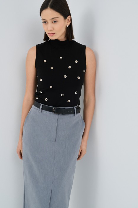 топ с отделкой 769540003 фотография