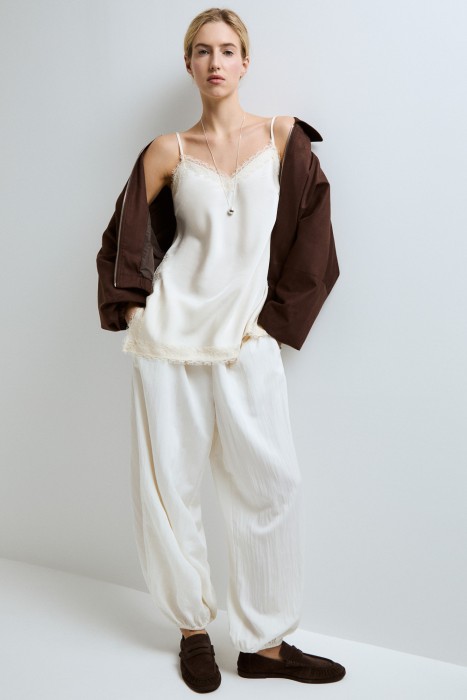 топ в бельевом стиле от бренда снежная королева вид слева