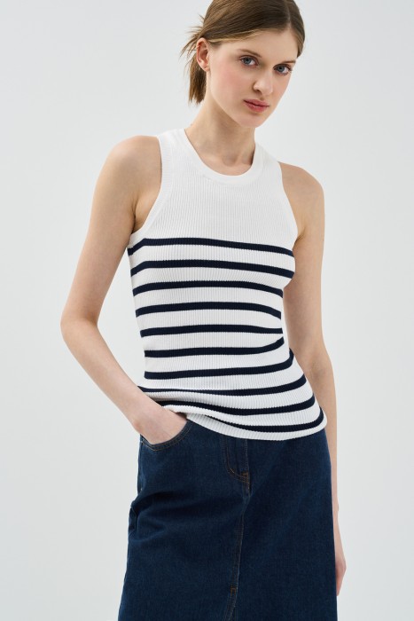 топ в полоску 763503003 фотография