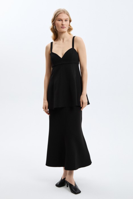 топ от бренда снежная королева вид слева