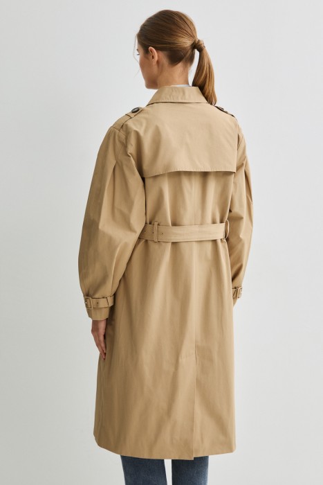 тренч с поясом по цене 7600 руб вид справа