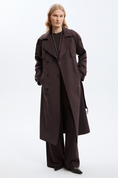 тренч с поясом 816633003 фотография