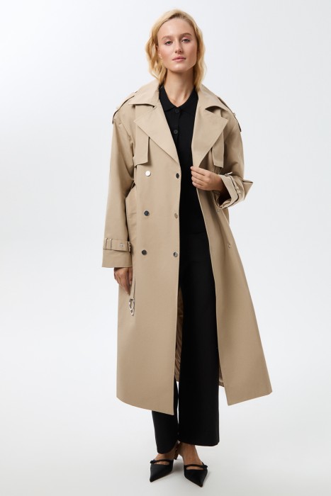 тренч с поясом 816640003 фотография
