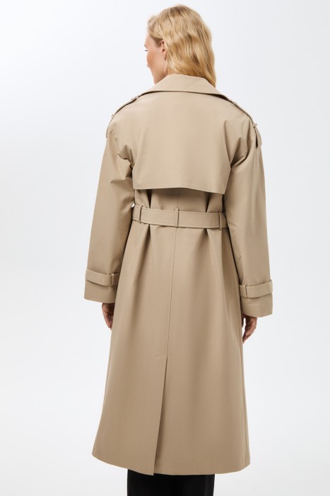 тренч с поясом по цене 9880 руб вид справа