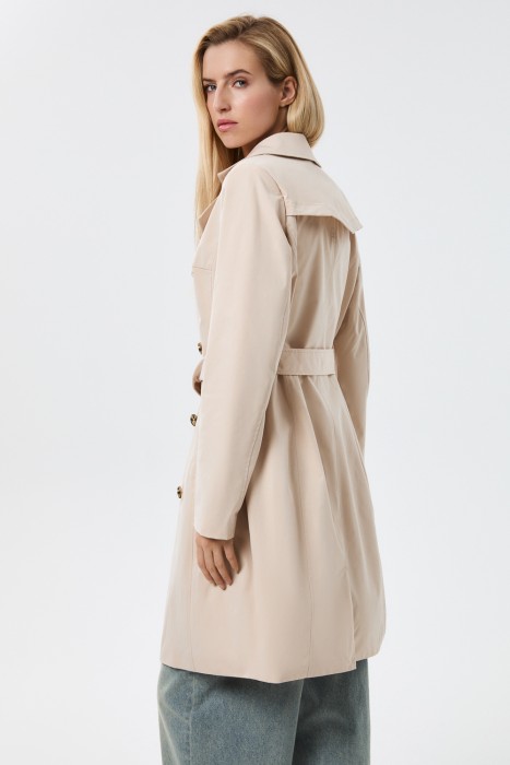 тренч с поясом по цене 6840 руб вид справа