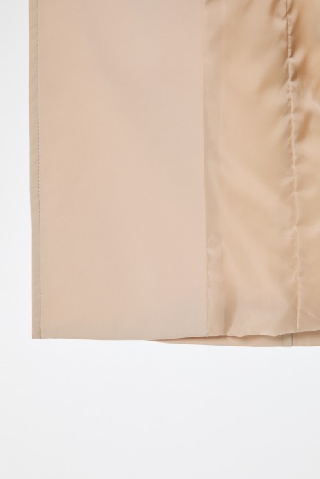 тренч с поясом из россии вид сбоку