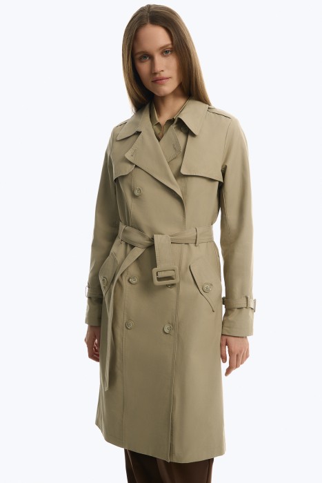 тренчкот с ремнем 753458003 фотография