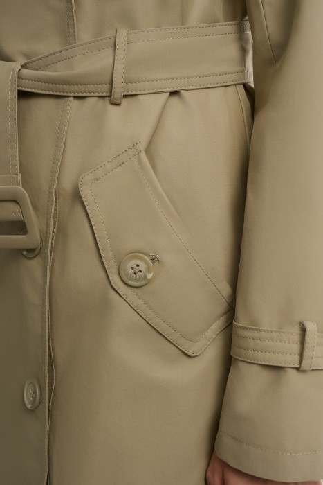 тренчкот с ремнем по цене 4310 руб вид справа