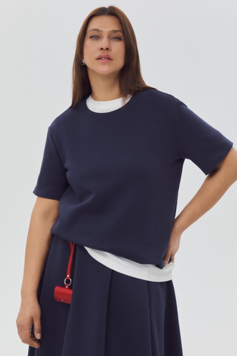 трикотажная блузка от бренда снежная королева вид слева