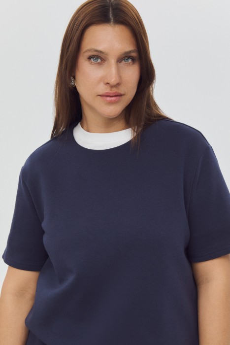 трикотажная блузка из россии вид сбоку