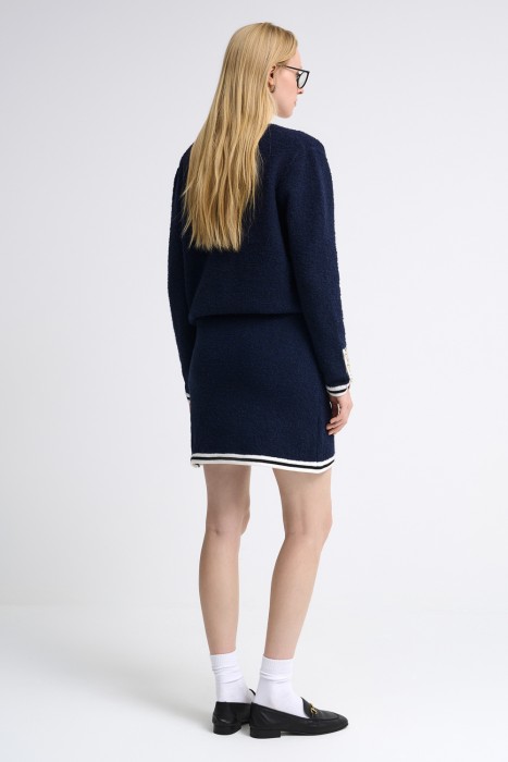 трикотажная мини-юбка по цене 1130 руб вид справа