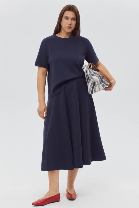 трикотажная юбка 823913003 фотография