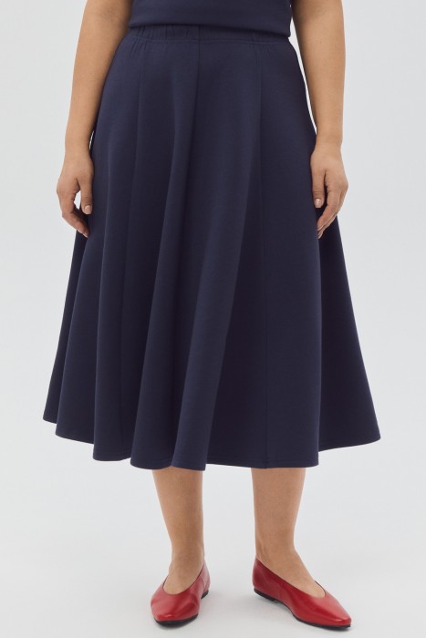 трикотажная юбка от бренда снежная королева вид слева