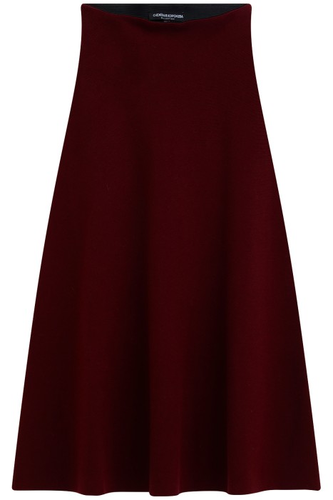 трикотажная юбка из россии вид сбоку