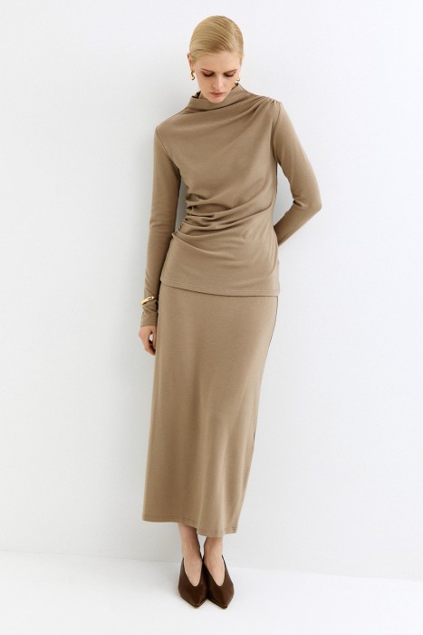 трикотажная юбка 803266003 фотография