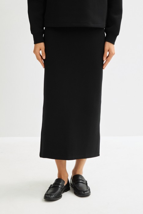 трикотажная юбка от бренда снежная королева вид слева