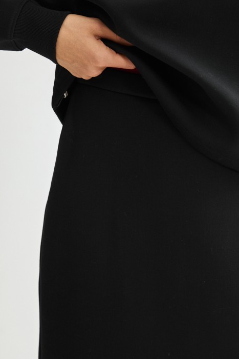 трикотажная юбка из россии вид сбоку