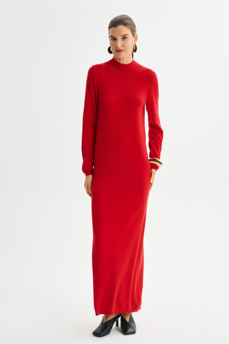 трикотажное платье макси 792700003 фотография